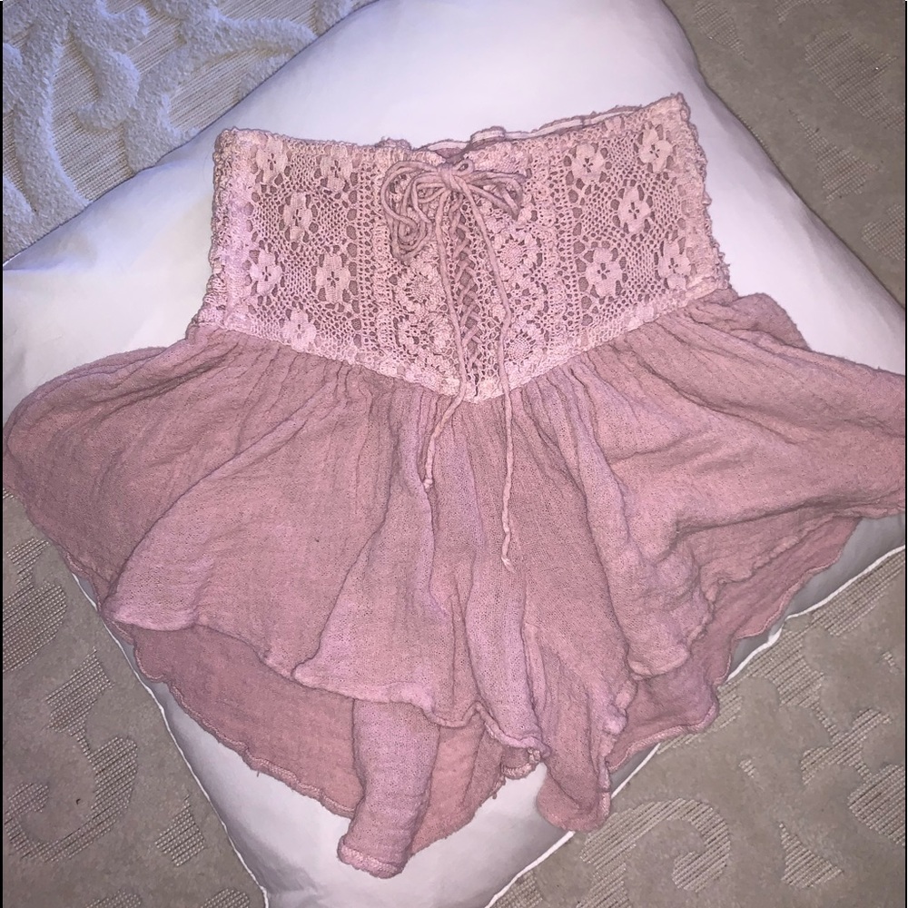 Jen’s Pirate Booty Crochet Flowy Shorts 100% cotton